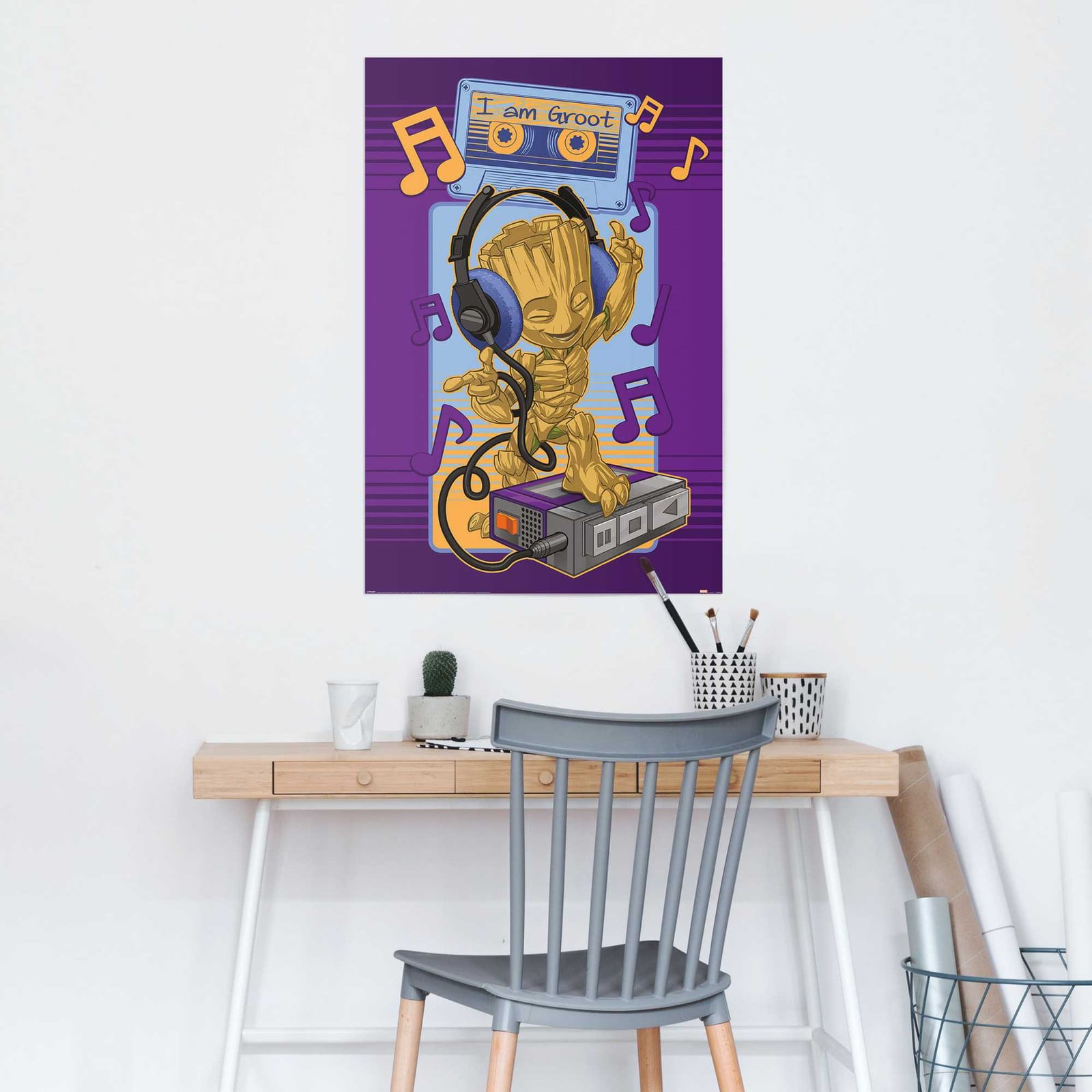home24 Poster Guardians Of The Galaxy, violet, 61 x 92 cm