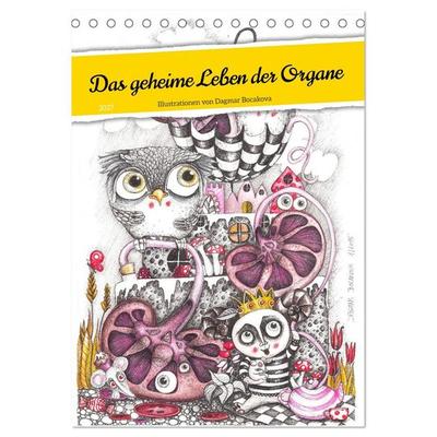 Das geheime Leben der Organe (Tischkalender 2027 DIN A5 hoch), CALVENDO Monatskalender