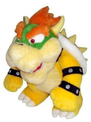 Super Mario Bowser Plush Together Plus 26 cm