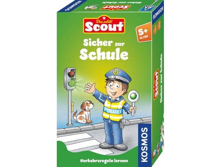 Scout - Sicher zur Schule: Das lehrreiche Memospiel. Mitbringspiel für 2-4 Spieler