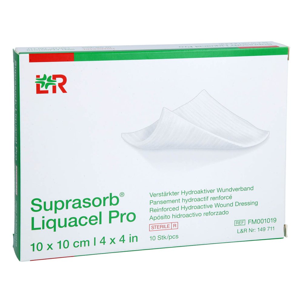 Lohmann & Rauscher GmbH & Co.KG Suprasorb Liquacel Pro 10x10 Cm Kompressen 18772660