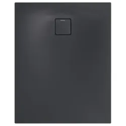 Kaldewei ALUVIA Duschwanne 325911111667 Rutschhemmend, Ablaufloch Ø 90 mm, 90 x 80 x 20 cm, cool grey 90