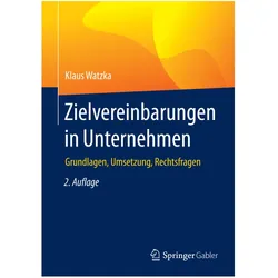 Zielvereinbarungen in Unternehmen, Fachbücher von Klaus Watzka