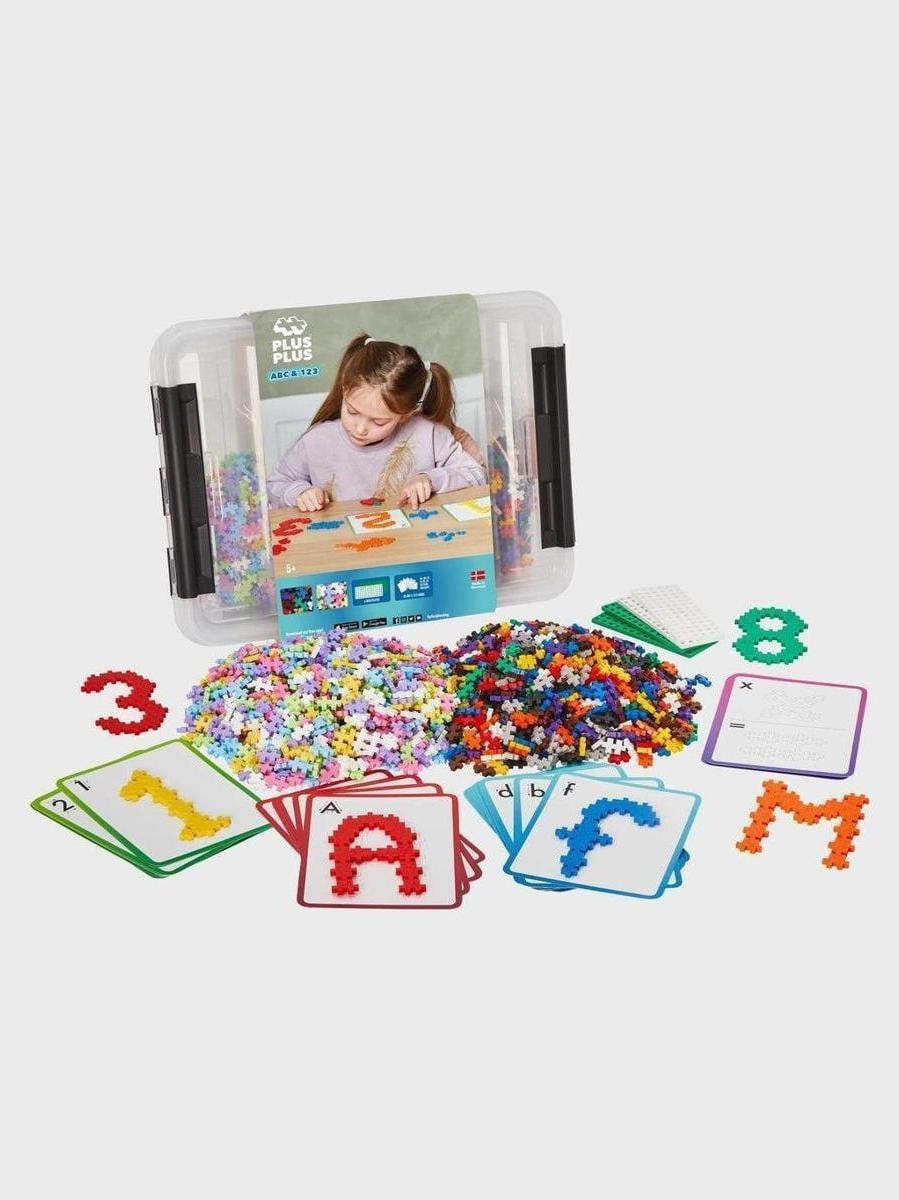 Plus-Plus A/S ABC+123 constructieset met 2000 onderdelen