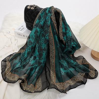 Damenschals Alltag Urlaub Blumen Böhmen Vintage Retro warm lässig / Alltag 1 Stk