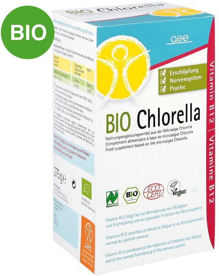 Bio Chlorella Chlorella 500 mg Bio Naturland Tabletten 550stk