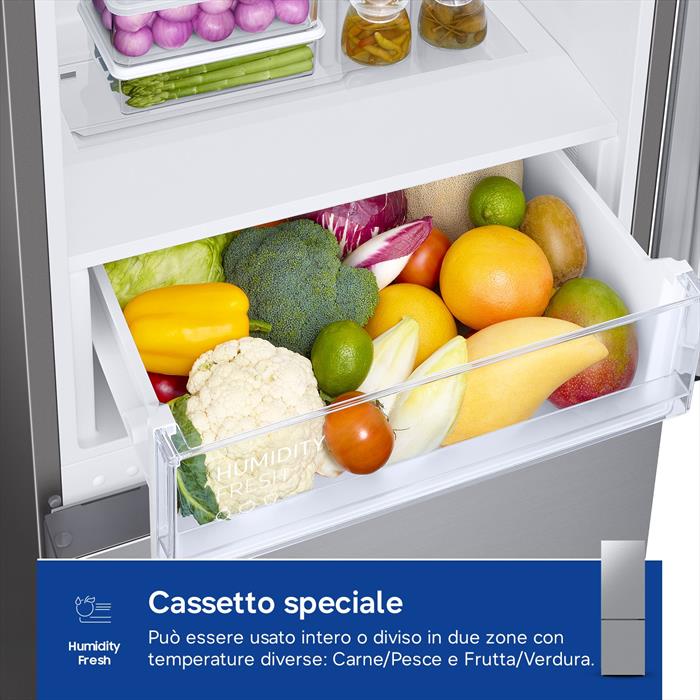 Samsung Frigorifero Combinato Rb33b610esa/ef Classee 344lt-silver Inox