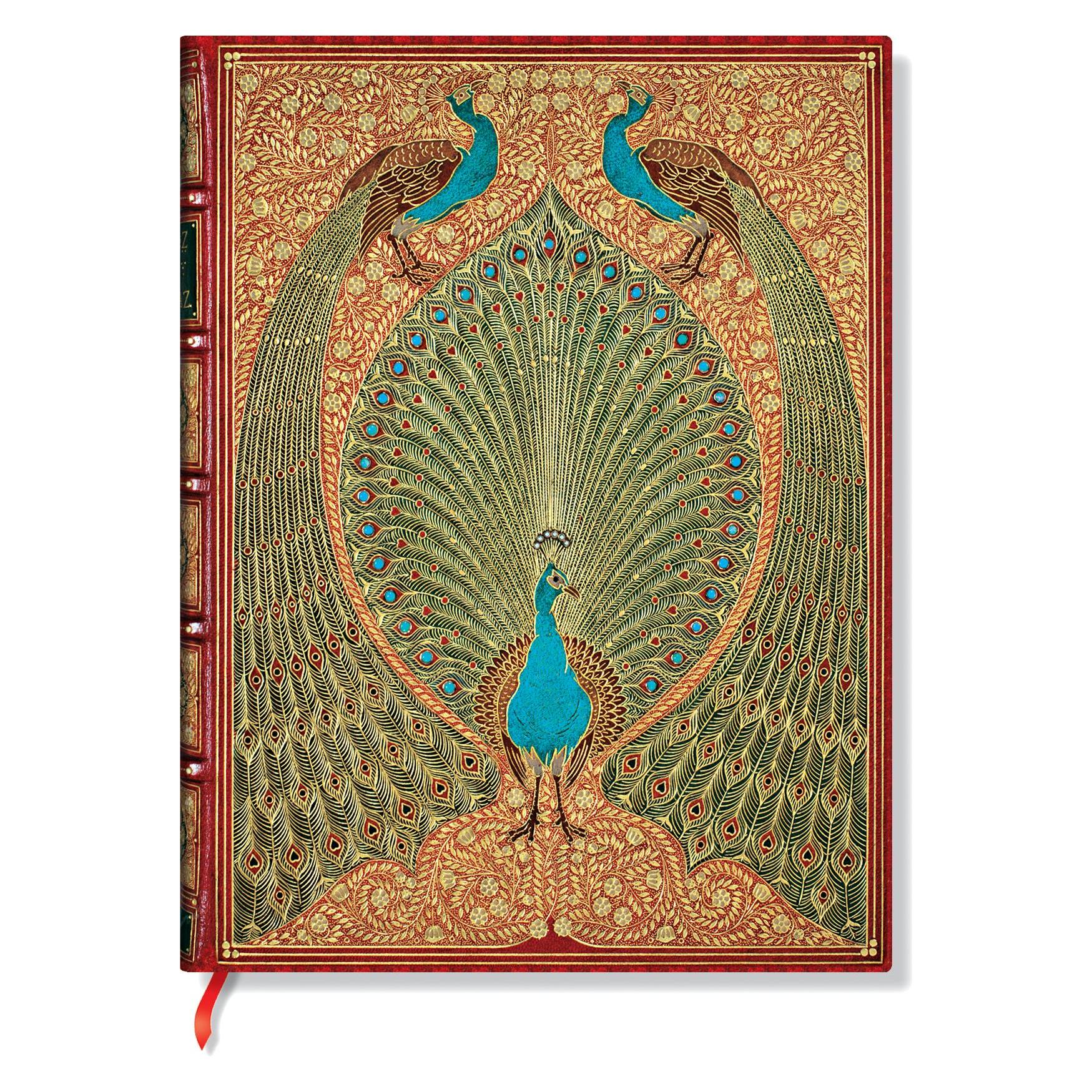 Paperblanks NotizbuchHafiz'Pfauen (Mini, Liniert, Harter Einband) (54633824)