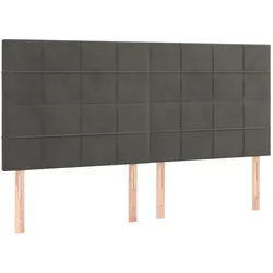 vidaXL, Boxspringbett, Almelville (Block mit Quadraten) (200 x 200 cm)