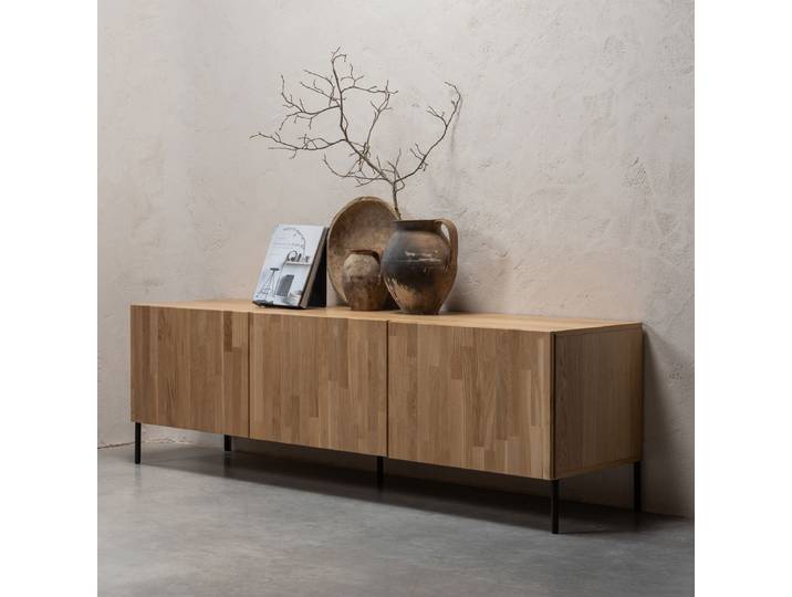 WOOOD TV-meubel Bono Eikenhout, 180cm - Naturel