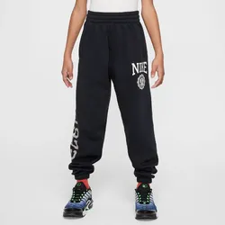 NIKE Sportswear Club Fleece Jogginghose Mädchen 010 - black/white S (128-137 cm)