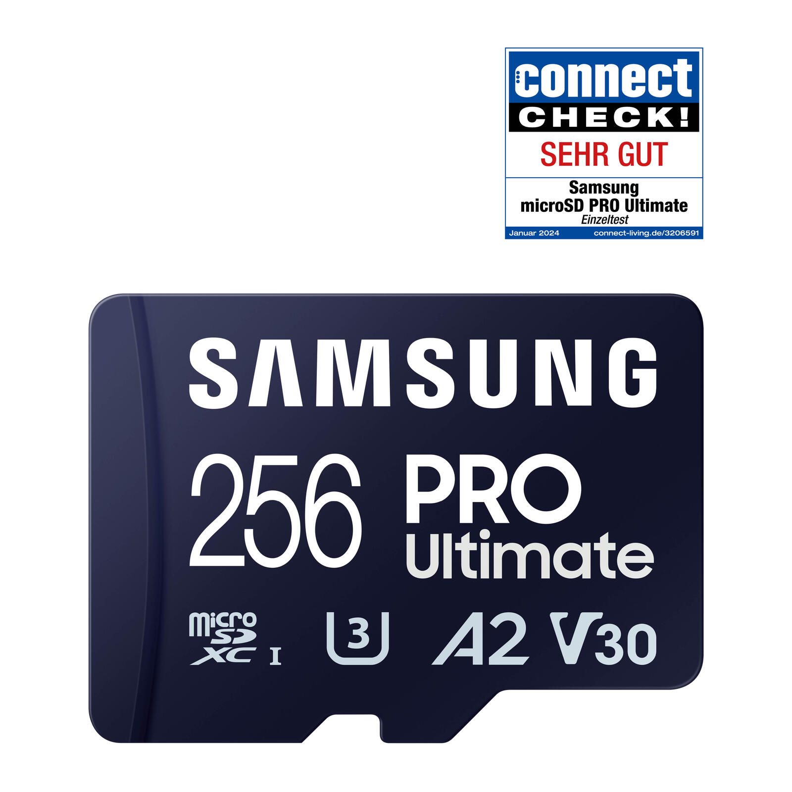Samsung PRO Ultimate microSD-Speicherkarte inkl. SD Adapter - 256 GB MB-MY256SA/WW