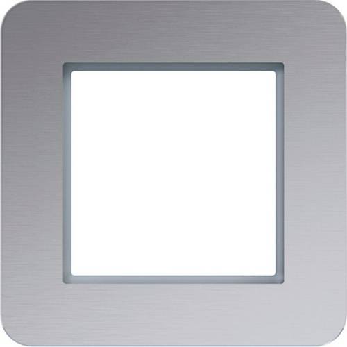 Hager Rahmen Rahmen Aluminium (gebürstet) WAD9100AL 1St.