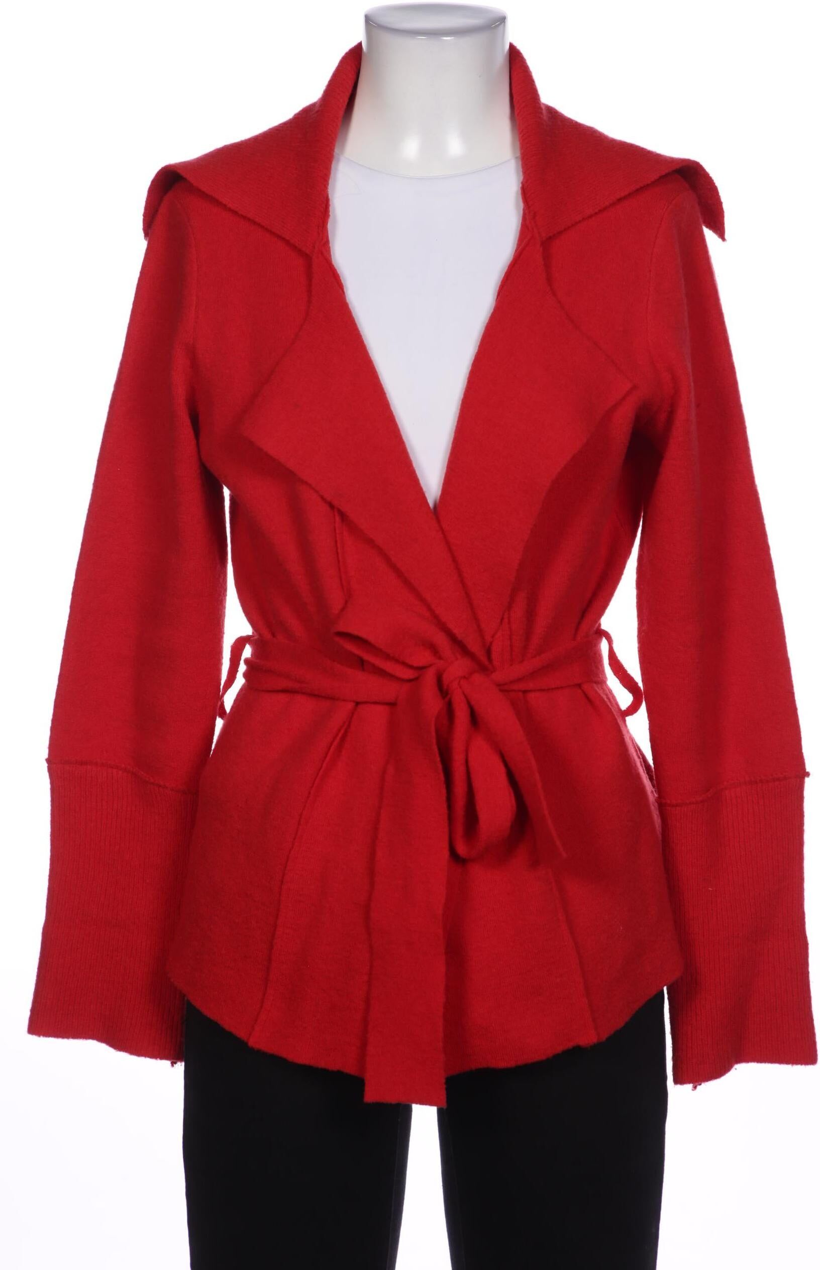 Taifun Damen Strickjacke, Rot, Gr. EU 36, Wolle - Second Hand