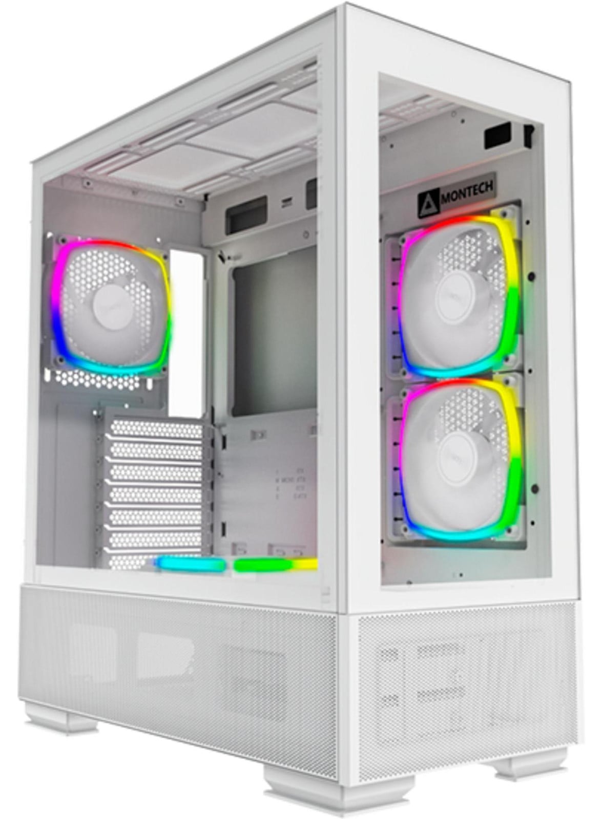 Montech SKY TWO wit gehard glas 2 stuks