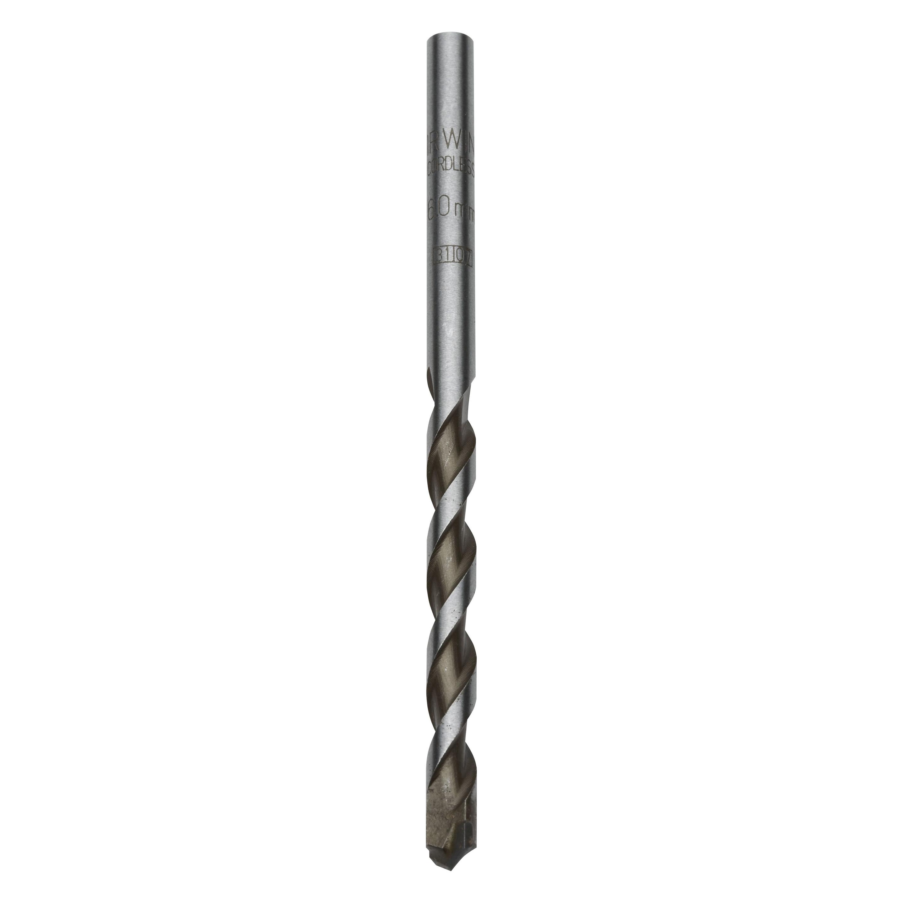 Irwin Multi HartmetallBohrer 4 x 80 mm, Zylinderschaft, Cordless Multi, nur Drehbohren, 10501921 (10501921)