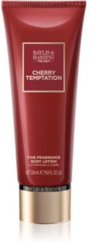 Baylis & Harding The Edit Cherry Temptation leite corporal perfumado para mulheres Cherry, Jasmin & Sandalwood 236 ml. The Edit Cherry Temptation