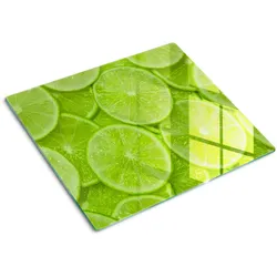 GLASPLATTE 60x52 cm Limes