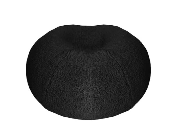MKYYIOED Sitzsackbezug Bean Bag Pouf Cover Kein Füllstoff im Inneren(Black,D100cm-cover)