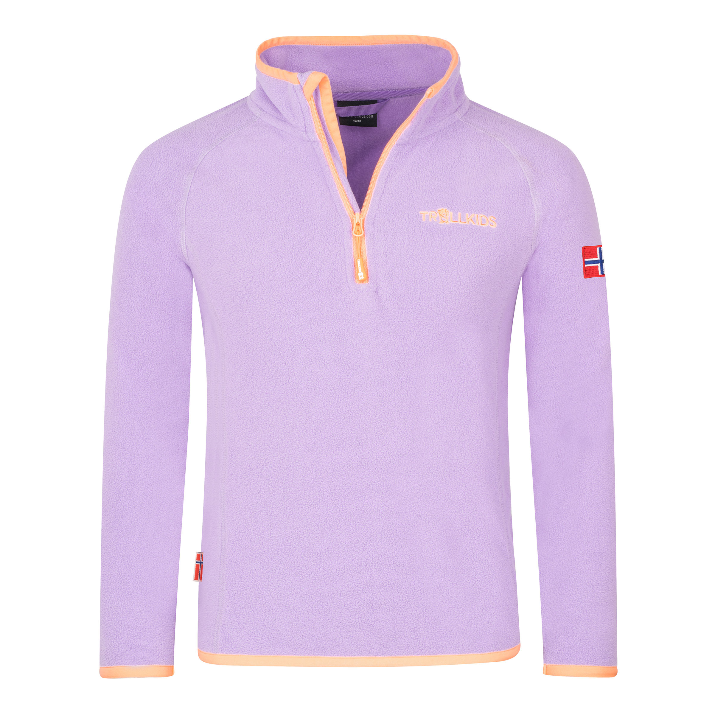 Trollkids Nordland Half Zip Kinder Pullover lila Größe 176 Camping