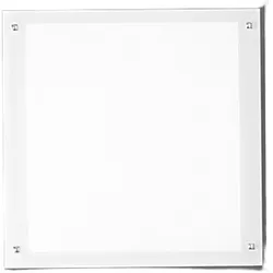 Quadratische LED-Deckenleuchte Perenz, 40 W, weißes Glas, CCT einstellbar, 52,5x52,5 cm, Metall- und Aluminiumrahmen, modernes Design