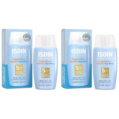Isdin Fotoprotector Ped.Fusion Water Emuls.LSF 50 2x 2x50 ml Hautcreme