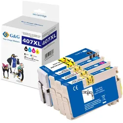 G&G XL-Druckerpatronen kompatibel zu Epson 407XL Multipack