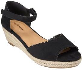 Women's The Charlie Espadrille by Comfortview in Black (Size 9 M)