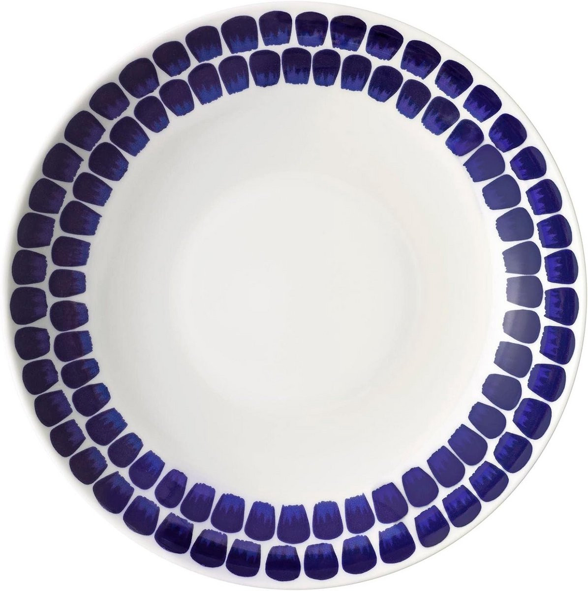 Ronde Porseleinen Bord voor Diner en Ontbijt - Blauw Decoratie Servies