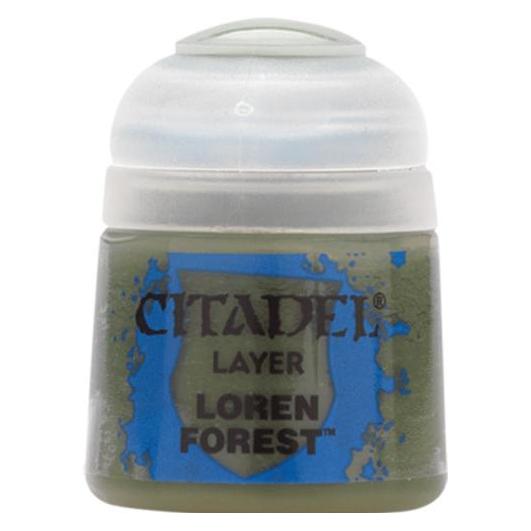 Games Workshop Citadel Pot de Peinture - Layer Loren Forest (12ml) (9918995123206)