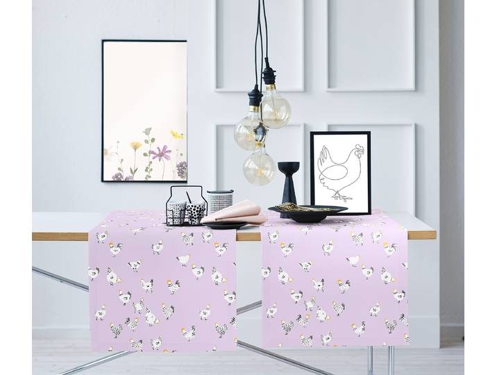 Chemin de table 3102 42 x 140cm Mauve/Lilas