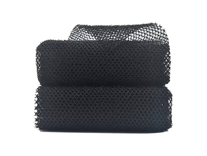 GÉNÉRIQUE - Kit d'éponge à filet africain noir avec cordon - 90 g