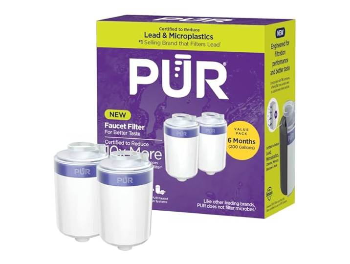PUR RF3375 Wasserfilter-Ersatz für Wasserhahn-Filtersysteme, 2 Stück, mehrfarbig, 2 Stück