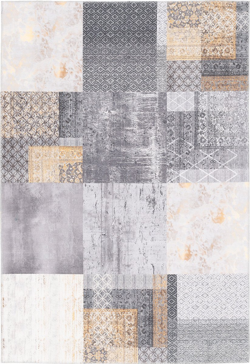 Pergamon Finesse Vintage Designtapijt Patchwork