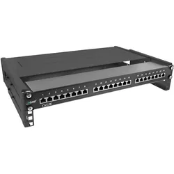 InLine 19" Rack zur Wandmontage, Serverschrank Zubehör, Schwarz