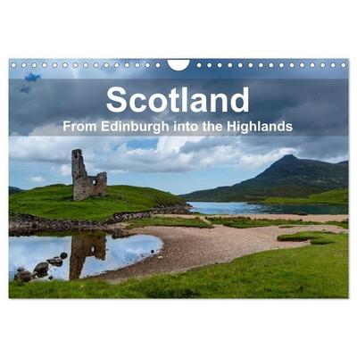 Scotland - From Edinburgh into the Highlands (Wall Calendar 2027 DIN A4 landscape), CALVENDO 12 Month Wall Calendar
