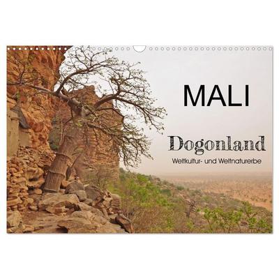 Mali - Dogonland - Weltkultur- und Weltnaturerbe (Wandkalender 2026 DIN A3 quer), CALVENDO Monatskalender