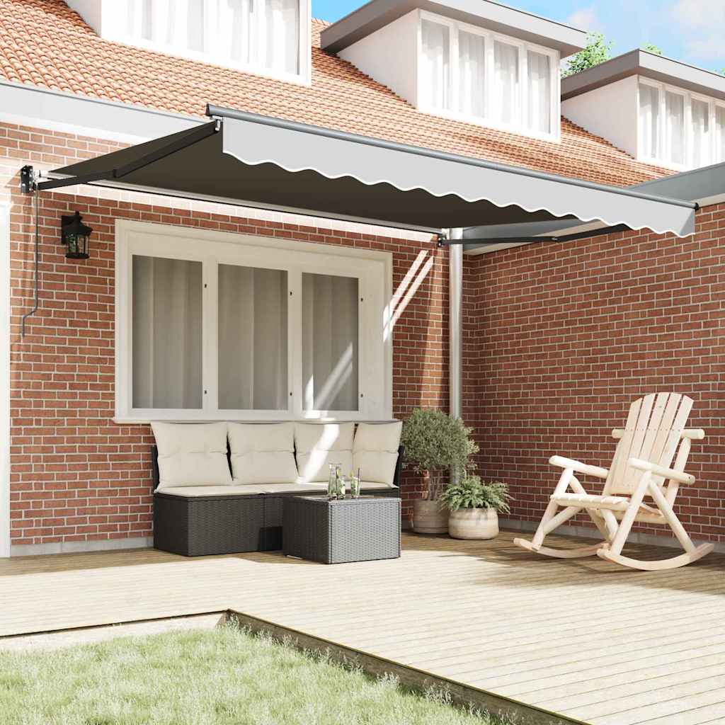 vidaXL Electric Awning Frame 3,5 x 2,5 m Anthracite