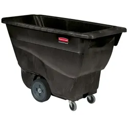 Abfallwagen Rubbermaid Tilt Truck 0,4 m3 Schwarz Müllsammler und Transport mittelschwerer Materialien