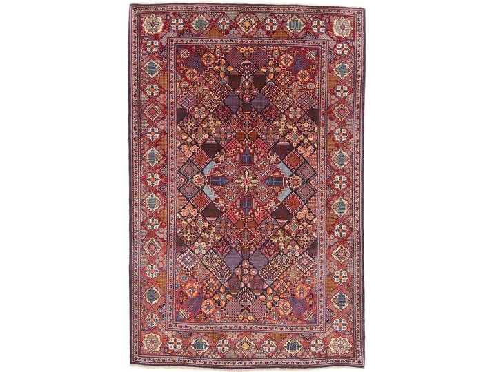 Keshan Antik Teppich 141x216 Handgeknüpft Orientteppich Perserteppich