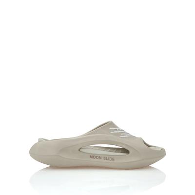 Strandschuh PLEIN SPORT "Flache Gummisandalen", Damen, Gr. 44-45, Normalschaft, beige (06, beige), Schuhe Strandschuh