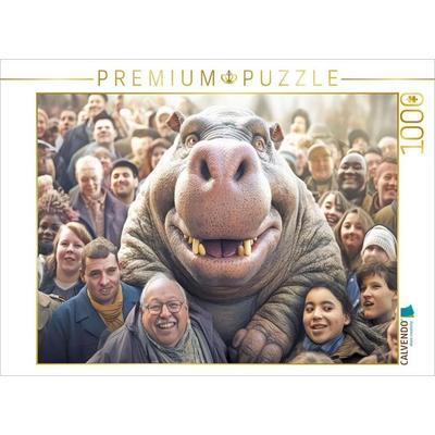 CALVENDO Puzzle Gutmütige Giganten | 1000 Teile Lege-Größe 64x48cm Foto-Puzzle für glückliche Stunden