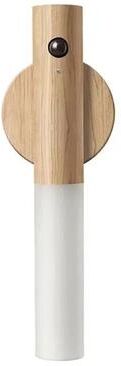 Inspired Living LumiFlex Magnetic Rechargeable Wall Sconce With Remote Control ash Induction
