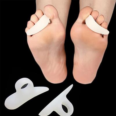 1 Paar Zehentrenner aus Silikon, Fuß, Hallux Valgus, Korrektur, Knochen, Ektropium, Einsteller, Zehen, Außengerät, Fußpflege, Gel, Ballenzeh, großer Zehentrenner, Spreizer, lindert Fußschmerzen