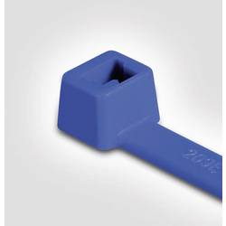 HellermannTyton 111-00659 T18R-E/TFE-BU Kabelbinder 101.60 mm 2.50 mm Blau chemische Beständigkeit 1 St.