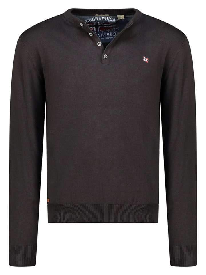 Geographical Norway Pullover "Fraser" in Anthrazit - XXL