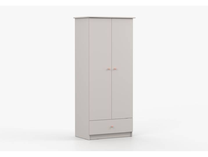 Drehtürenschrank OLAF II 2D 85 cm Kaschmir Kaschmir Rosa