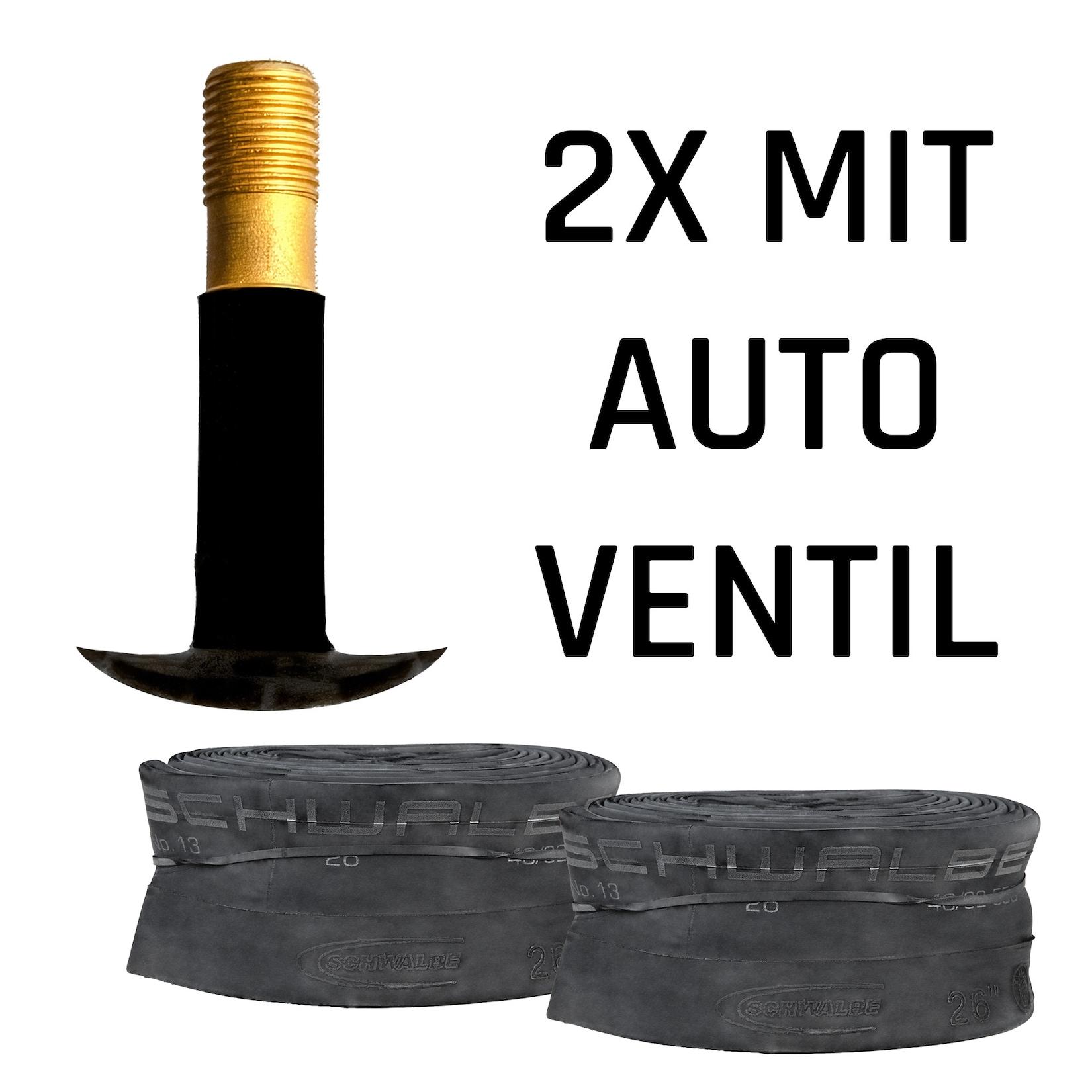 Schwalbe Fahrradschlauch 12 - 29 Zoll Fahrrad Schlauch Fahrradschläuche AV DV FV Autoventil Schraderventil Französisches Ventil Sclaverand Dunlop universal Schlauch