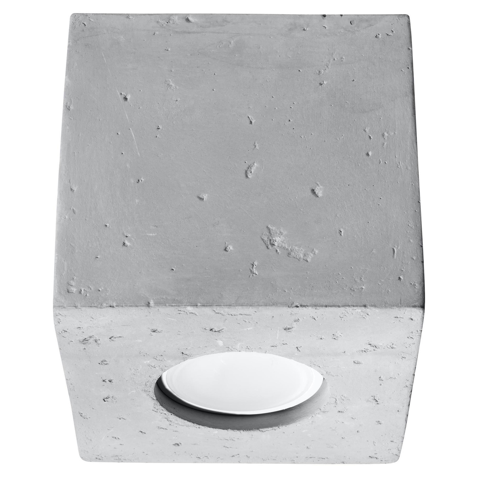 Sollux QUAD LED plafondlamp, vierkant, grijs, GU10, IP20