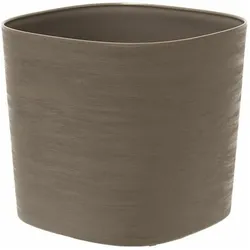 Garden ID, Blumentopf, Selbstbewässernder Blumentopf Taupe 25 x 25 cm